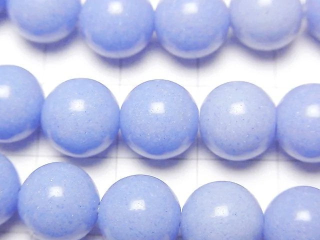 [Video] Blue Luminous Glow Stone Round 10mm 1strand beads (aprx.15inch/36cm)