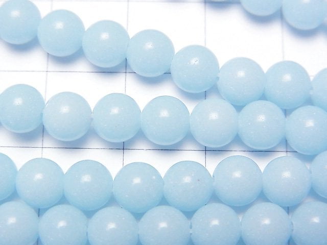 [Video]Light Blue Luminous Glow Stone Round 6mm 1strand beads (aprx.15inch/37cm)