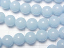 [Video]Light Blue Luminous Glow Stone Round 7.5mm 1strand beads (aprx.14inch/34cm)