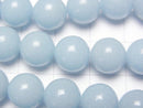 [Video]Light Blue Luminous Glow Stone Round 10mm 1strand beads (aprx.15inch/37cm)