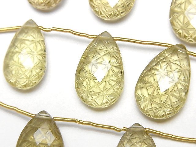 Lemon Quartz Gemstone Beads