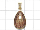 [Video][One of a kind] High Quality Tibetan Andesine AAA Pendant 18KGP NO.132