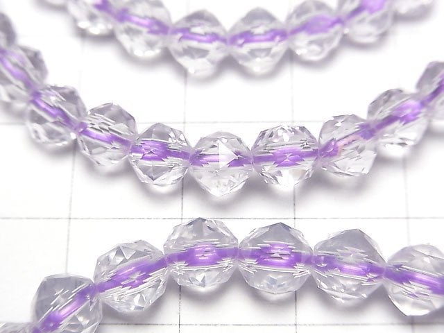 [Video] High Quality! Scorolite AAA Star Faceted Round 6mm Bracelet