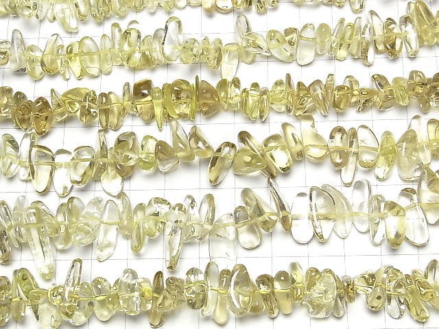 [Video]Lemon Quartz AAA Chips (Small Nugget) half or 1strand beads (aprx.15inch/37cm)