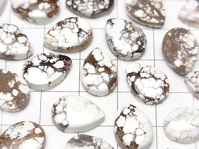 [Video]Wild Horse Pear shape Cabochon 14x10mm 2pcs
