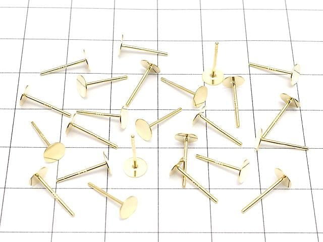 [Video] Silver925 Earstuds & Earnuts Round Disc [3mm][4mm][5mm][6mm][8mm] 18KGP 2 pairs