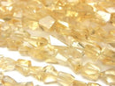 [Video]High Quality Citrine AAA- Faceted Nugget half or 1strand beads (aprx.8inch/20cm)