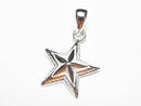 Silver925 Star Pendant 22x18mm No coating 1pc