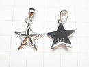Silver925 Star Pendant 22x18mm No coating 1pc
