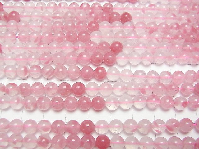 [Video]Rhodonite Silica Round 6mm half or 1strand beads (aprx.14inch/35cm)