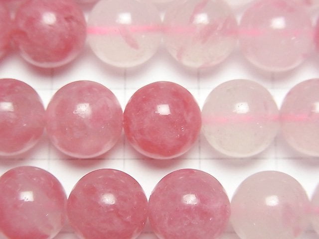 [Video]Rhodonite Silica Round 10mm half or 1strand beads (aprx.14inch/34cm)