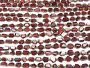 [Video]High Quality Mozambique Garnet AAA- Faceted Nugget 1strand (23pcs)