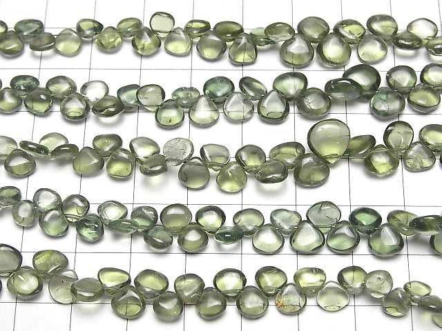 [Video]High Quality Green Apatite AA++ Chestnut (Smooth) half or 1strand beads (aprx.6inch/16cm)