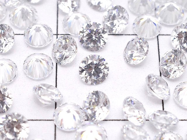 [Video]Cubic Zirconia AAA Loose stone Round Faceted 3x3mm 20pcs