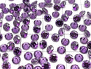 [Video]Cubic Zirconia AAA Loose stone Round Faceted 4x4mm [Amethyst] 20pcs