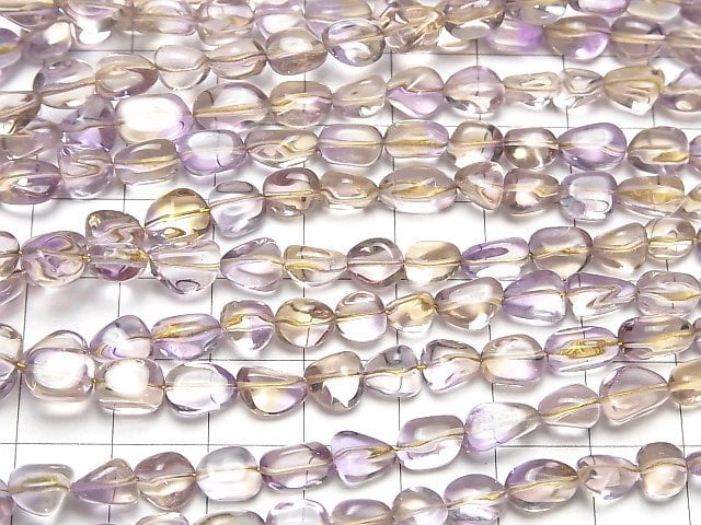 [Video]High Quality Ametrine AAA- Nugget half or 1strand beads (aprx.15inch/37cm)