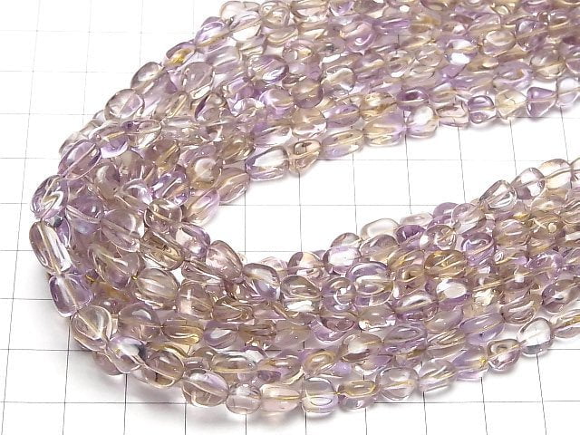 [Video]High Quality Ametrine AAA- Nugget half or 1strand beads (aprx.15inch/37cm)