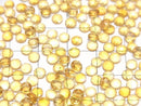 [Video]High Quality Citrine AAA Round Rose Cut 4x4mm 10pcs