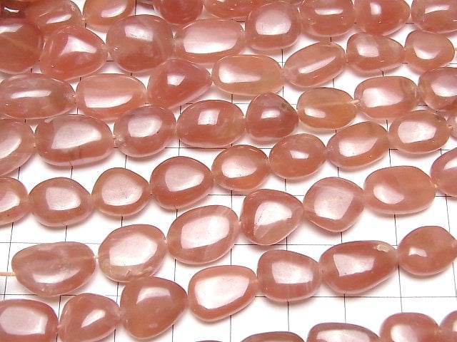 [Video]High Quality Peruvian Rhodochrosite AA++ Nugget half or 1strand beads (aprx.15inch/37cm)