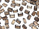 [Video] High Quality Smoky Quartz AAA Loose Stone, Rectangle Faceted, 6x4mm, 10pcs