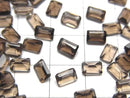 [Video] High Quality Smoky Quartz AAA Loose Stone, Rectangle Faceted, 6x4mm, 10pcs