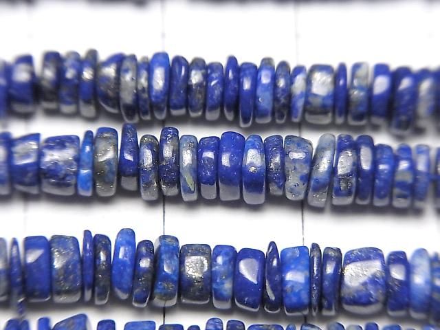 [Video] Lapislazuli AA++ Rondelle (Heishi) 1strand beads (aprx.16inch/40cm)