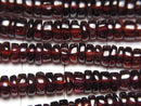 [Video] Garnet AA++ Rondelle (Heishi)5-6mm half or 1strand beads (aprx.15inch/38cm)