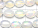[Video]High Quality Water Opal AAA Oval half or 1strand beads (aprx.17inch/42cm)