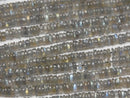[Video]Labradorite AA++ Rondelle (Heishi)5-6mm 1strand beads (aprx.15inch/38cm)
