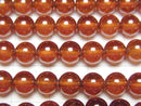 [Video]Hessonite Garnet AAA Round 6mm half or 1strand beads (aprx.15inch/38cm)