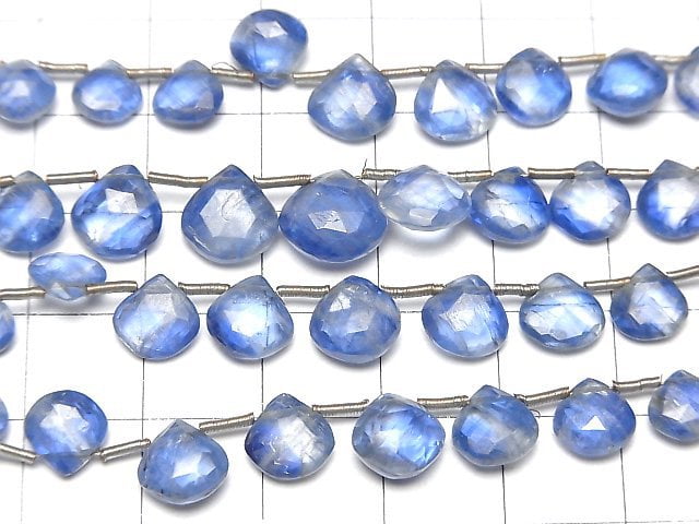 [Video] Kyanite AA++ Chestnut Faceted Briolette [Light color] 1strand beads (aprx.7inch/18cm)