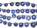 [Video]Kyanite AA++ Chestnut Faceted Briolette [Dark color] 1strand beads (aprx.7inch/18cm)