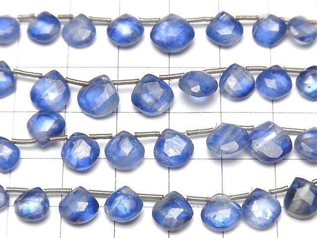 [Video]Kyanite AA++ Chestnut Faceted Briolette 1strand beads (aprx.7inch/18cm)