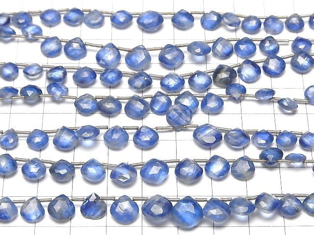 [Video]Kyanite AA++ Chestnut Faceted Briolette 1strand beads (aprx.7inch/18cm)