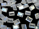 [Video]High Quality Rainbow Moonstone AA++ Loose stone Rectangle Faceted 7x5mm 5pcs