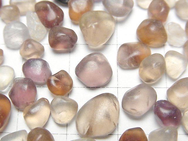 Pink Brown Fluorite AA++ Undrilled Chips 100g