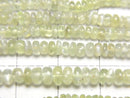 [Video]High Quality Chrysoberyl Cat's EyeAA+ Rondelle half or 1strand beads (aprx.17inch/42cm)