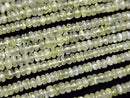 [Video]High Quality Chrysoberyl Cat's EyeAA+ Rondelle half or 1strand beads (aprx.17inch/42cm)
