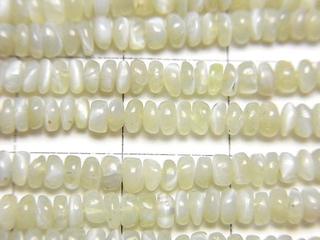 [Video]High Quality Chrysoberyl Cat's EyeAA+ Rondelle half or 1strand beads (aprx.17inch/42cm)