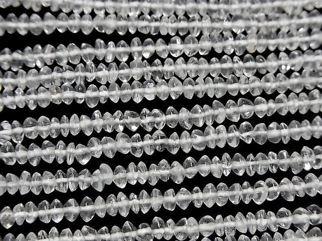 [Video] Crystal AA++ Rondelle 1strand beads (aprx.14inch/35cm)