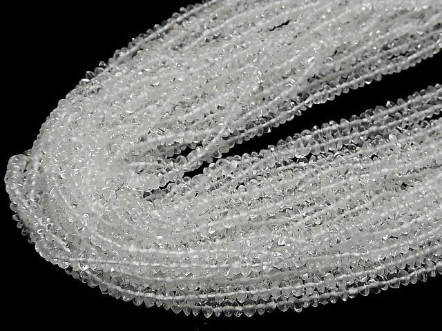 [Video] Crystal AA++ Rondelle 1strand beads (aprx.14inch/35cm)