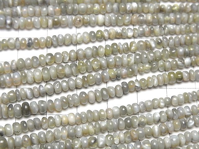[Video]High Quality Chrysoberyl AA Rondelle half or 1strand beads (aprx.16inch/40cm)