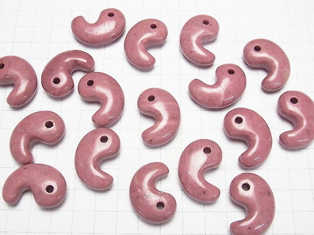 [Video] Siliceous Schist AAA Comma Shaped Bead 30x20mm 1pc