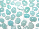 [Video]Amazonite AA+ Loose stone Free Form Single Side Rose Cut 5pcs