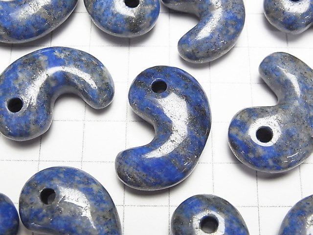 [Video] Lapislazuli AA Comma Shaped Bead 30x20mm 1pc