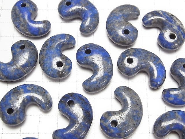 [Video] Lapislazuli AA Comma Shaped Bead 30x20mm 1pc