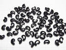 [Video]Onyx Comma Shaped Bead 10x7mm 3pcs