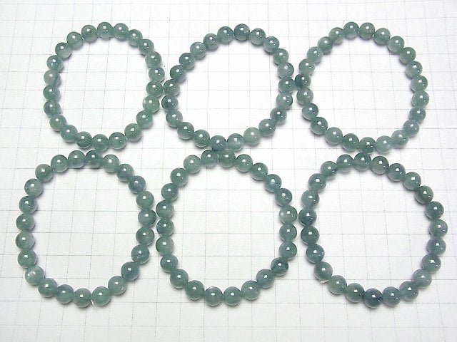 [Video] Blue Green Kyanite AAA Round 8-8.5mm Bracelet