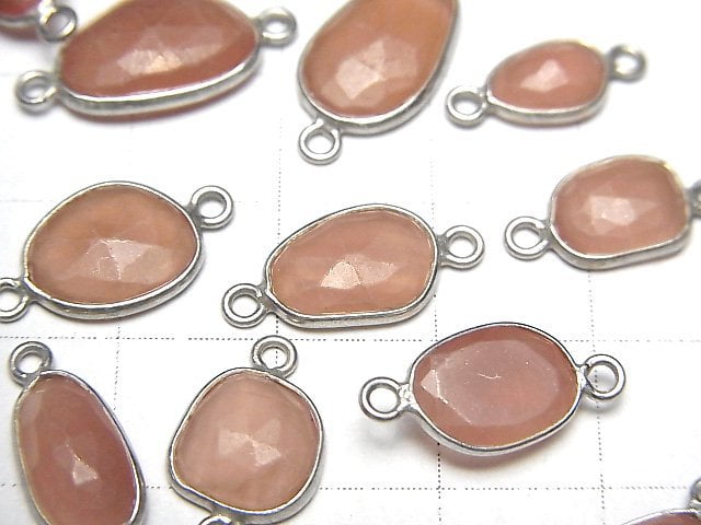 [Video]Rhodochrosite AA Bezel Setting Freeform Rose Cut [Both Side] Silver925 3pcs