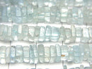 [Video]Aquamarine AA+ Square Rondelle (disc) half or 1strand beads (aprx.15inch/38cm)